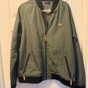 L.L. Bean Men's Olive Bomber Jacket